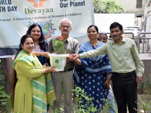 VMMC & Safdarjung Hospital Celebrated World Earth Day with Tree Plantation Drive