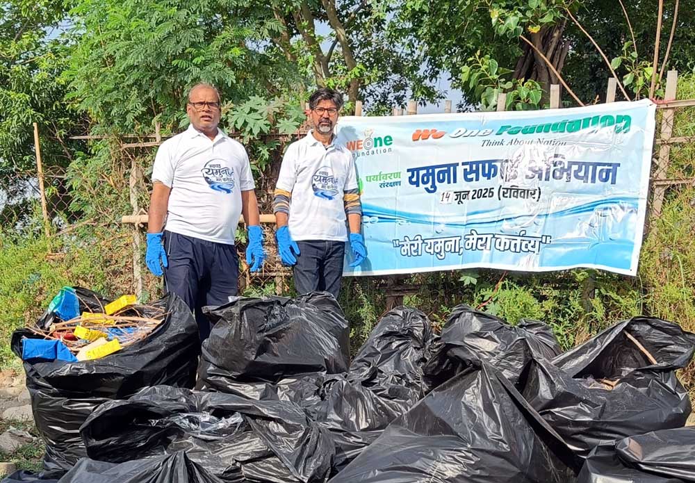 वी वन फाउंडेशन का संकल्प: यमुना को स्वच्छ, निर्मल और अविरल बनाने की दिशा में कदम