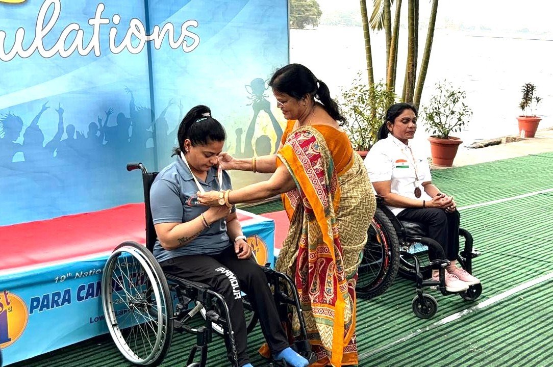 शिल्पा सलूजा के स्वर्णिम प्रदर्शन से चमकी दिल्ली, राष्ट्रीय पैरा कैनो में 5 पदकों की शानदार उपलब्धि