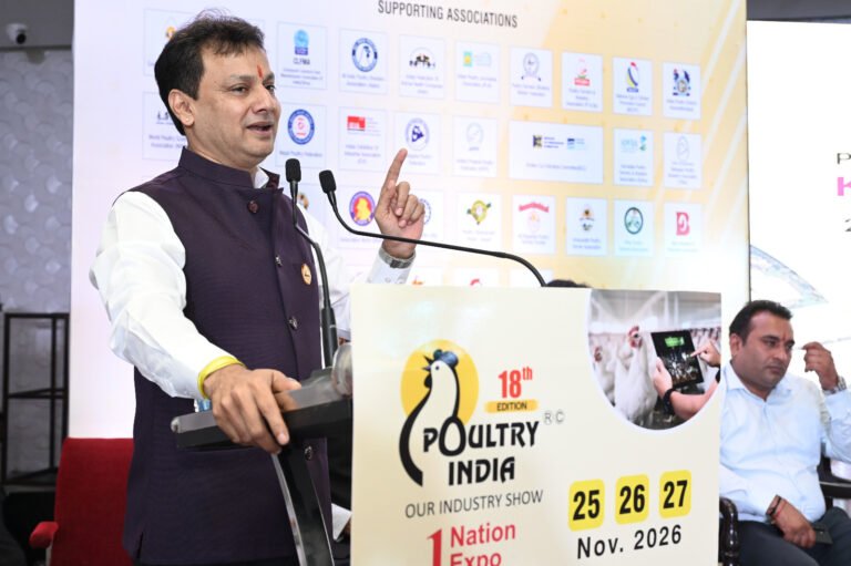 पोल्ट्री इंडिया एक्सपो 2026 रोजगार और कौशल का बनेगा बड़ा मंच: उदय सिंह बयास